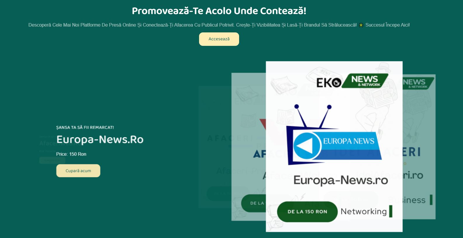 Promovarea afacerii tale începe cu Ziare-Online.ro de la EkoGroup