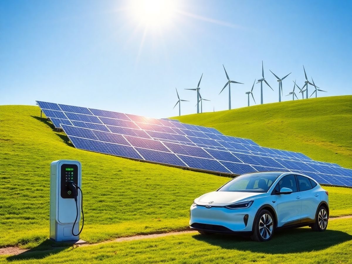 Panouri solare, eoliene, mașini electrice